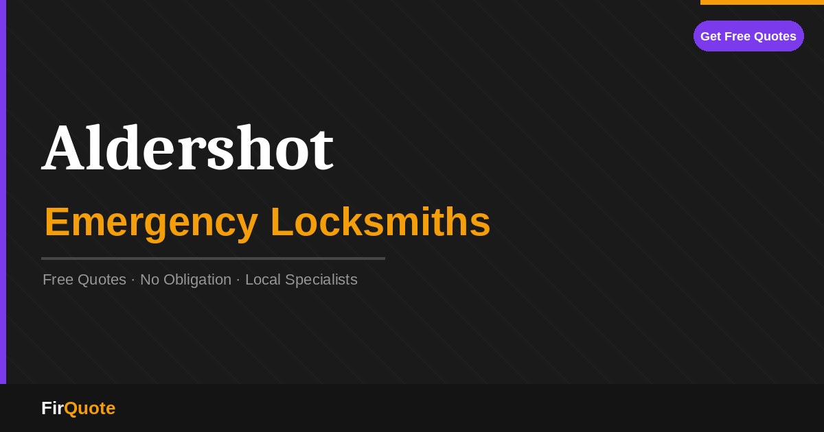 Aldershot Emergency Locksmiths