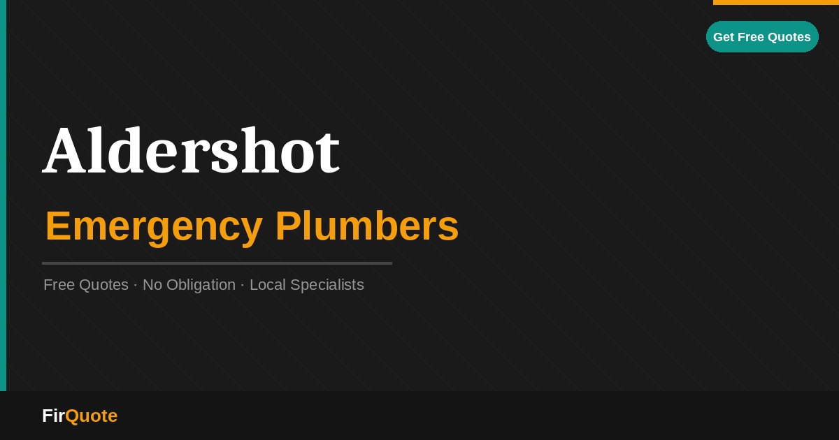Aldershot Emergency Plumbers