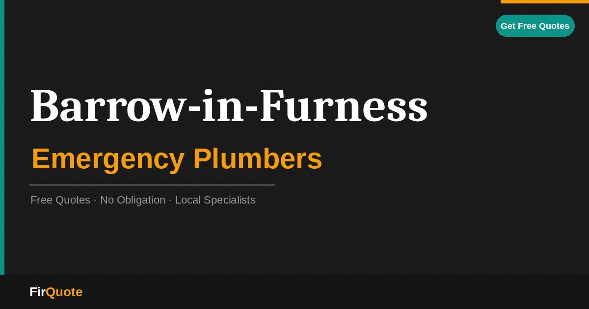 Barrow-in-Furness Emergency Plumbers