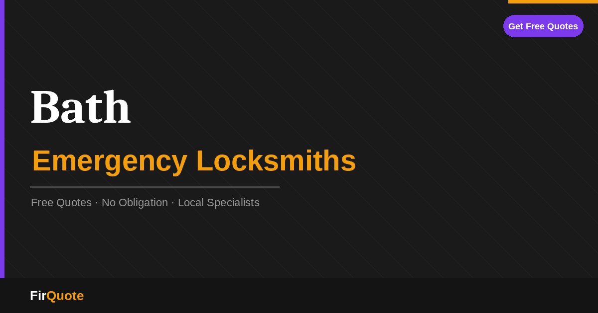 Bath Emergency Locksmiths