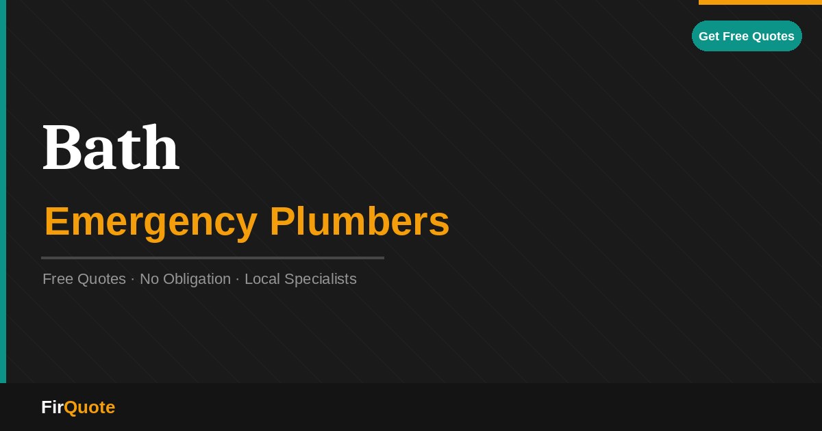Bath Emergency Plumbers
