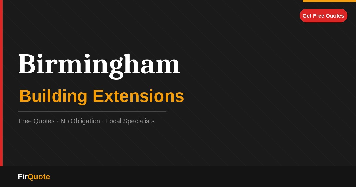 Birmingham Building Extensions