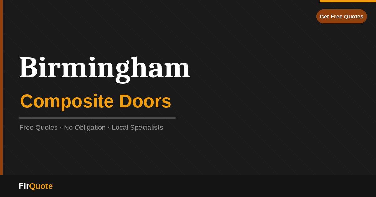 Birmingham Composite Doors