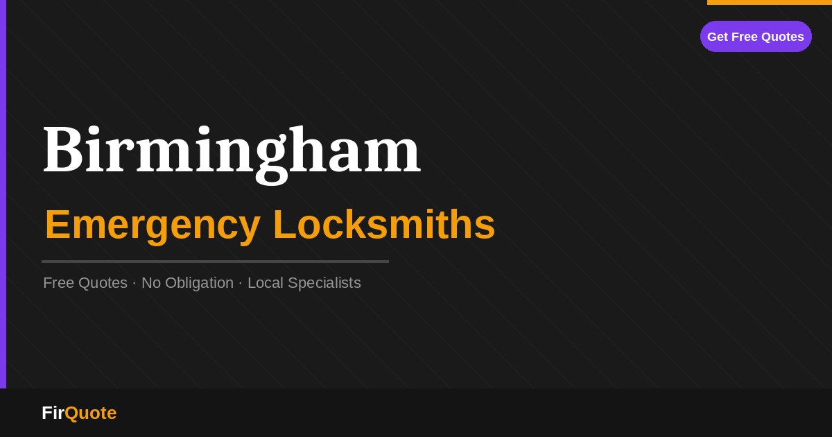 Birmingham Emergency Locksmiths