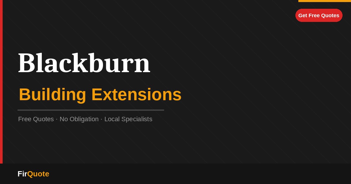 Blackburn Building Extensions