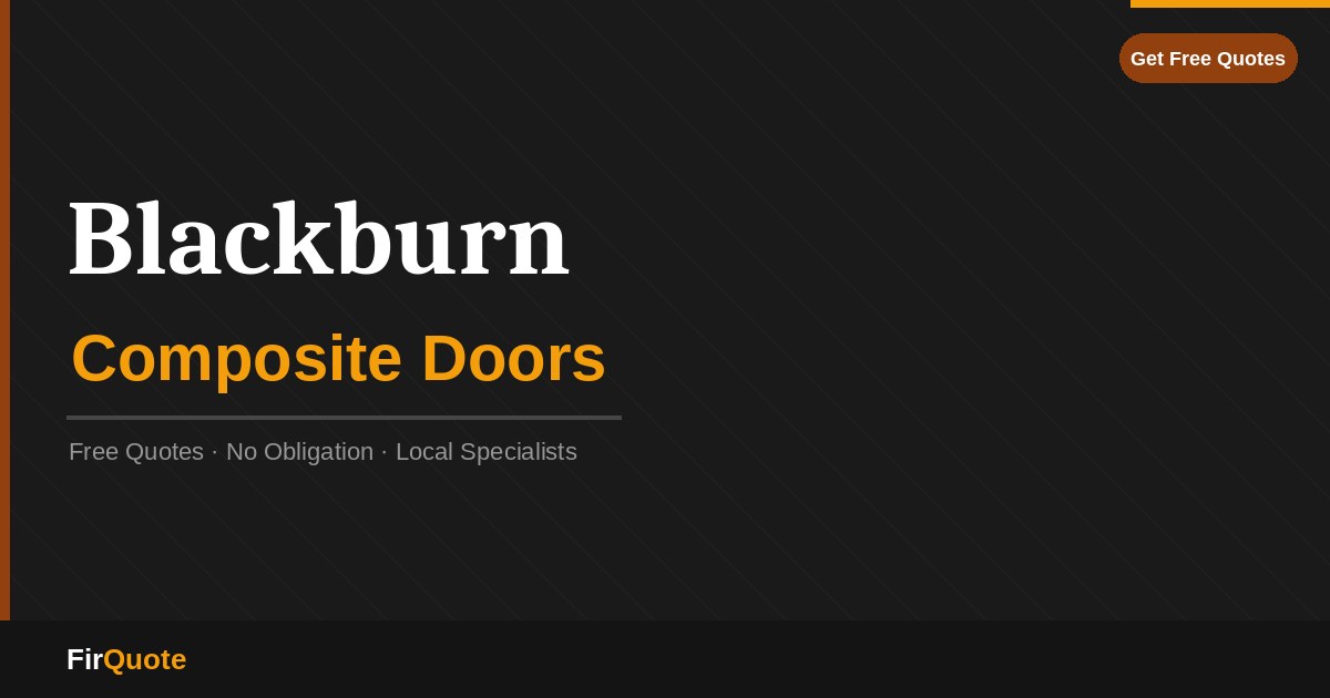 Blackburn Composite Doors