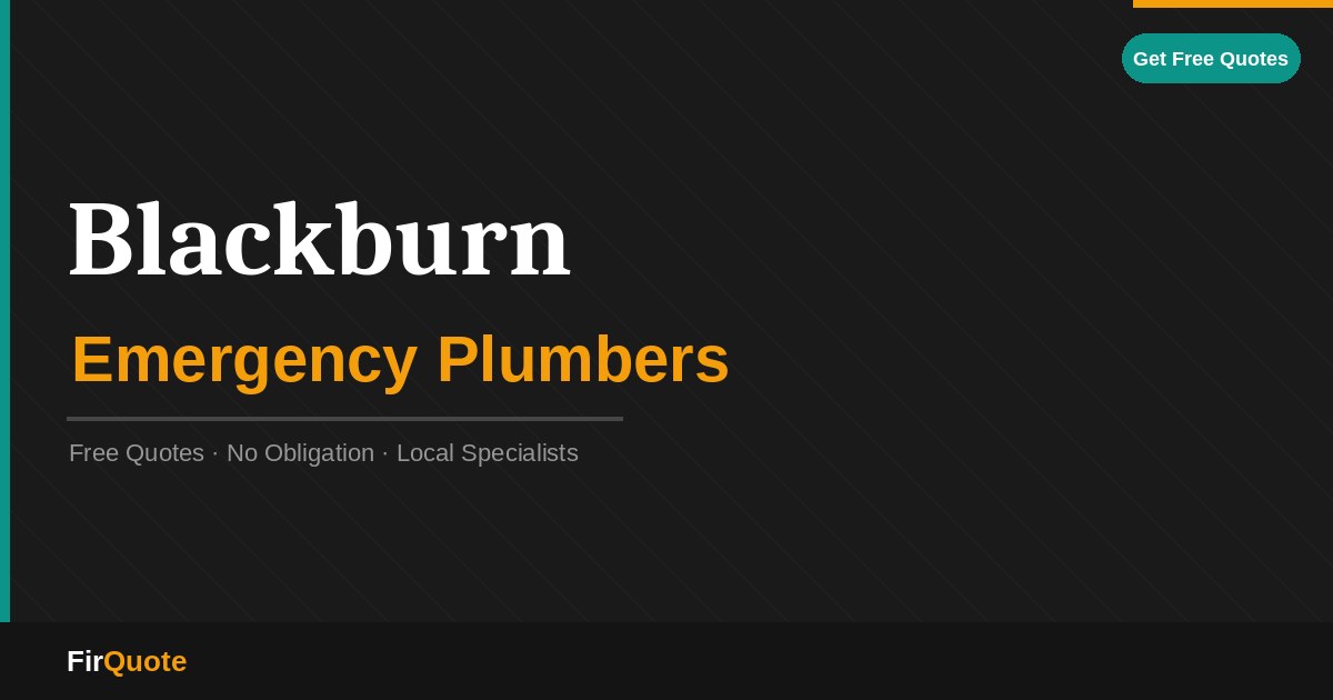 Blackburn Emergency Plumbers