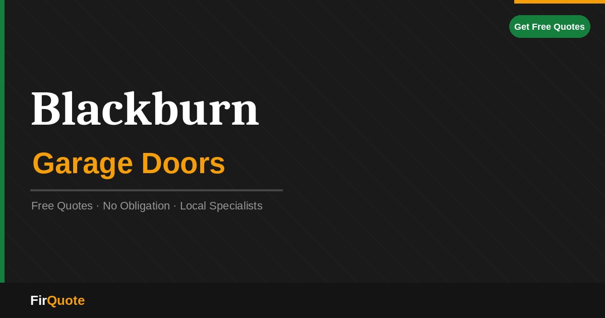 Blackburn Garage Doors