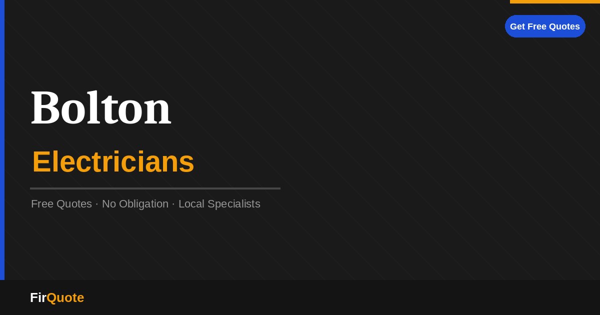 Bolton Electricians