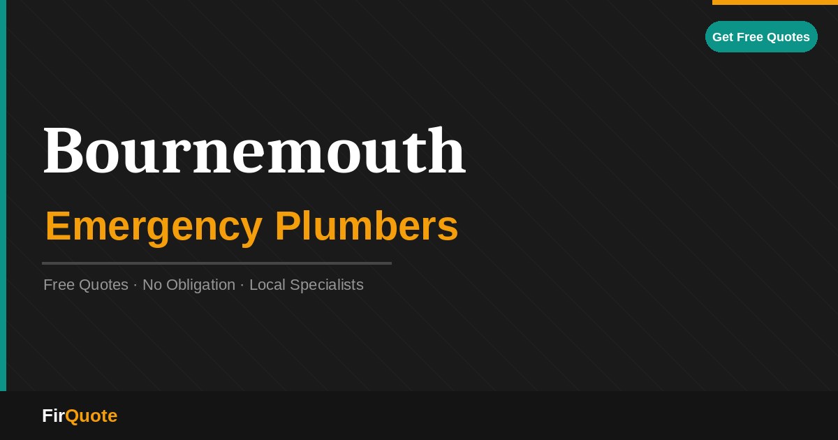 Bournemouth Emergency Plumbers