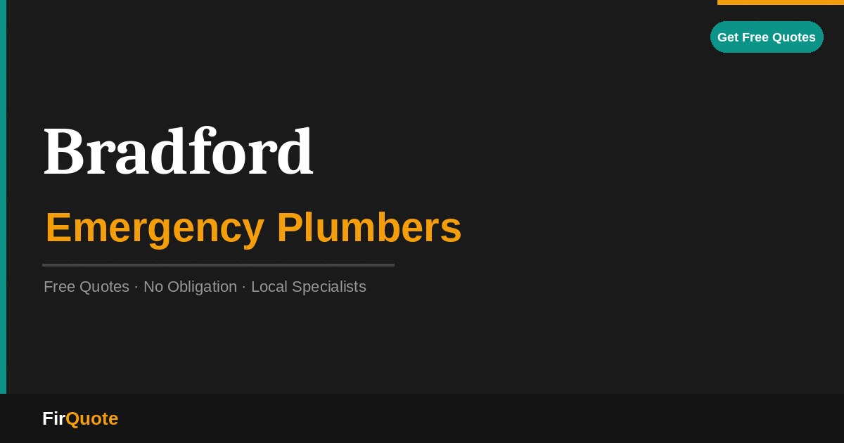 Bradford Emergency Plumbers