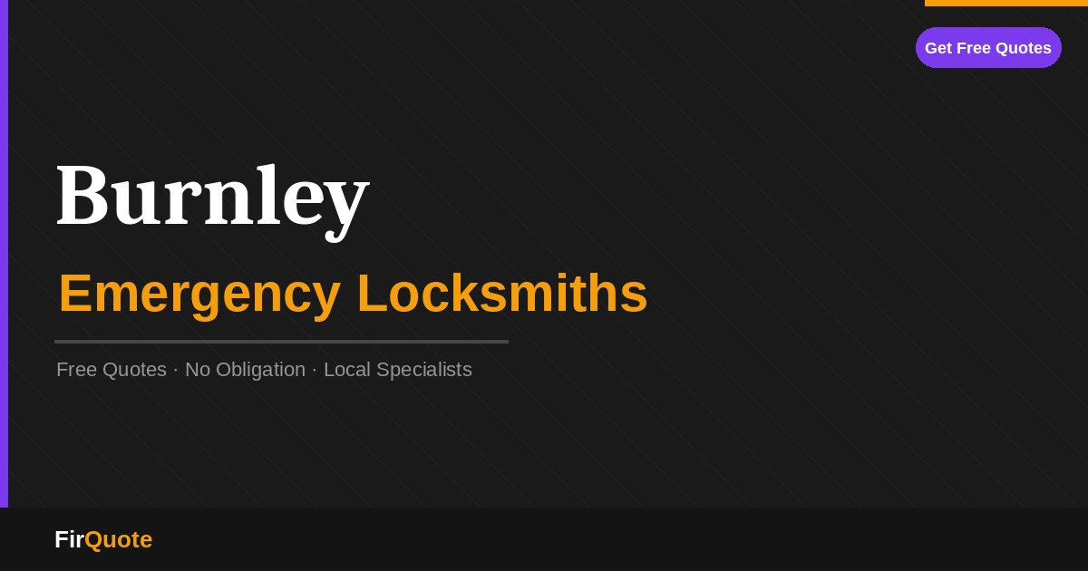 Burnley Emergency Locksmiths
