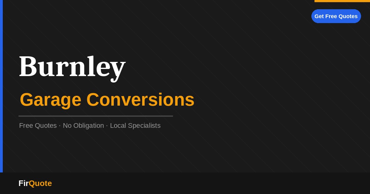 Burnley Garage Conversions