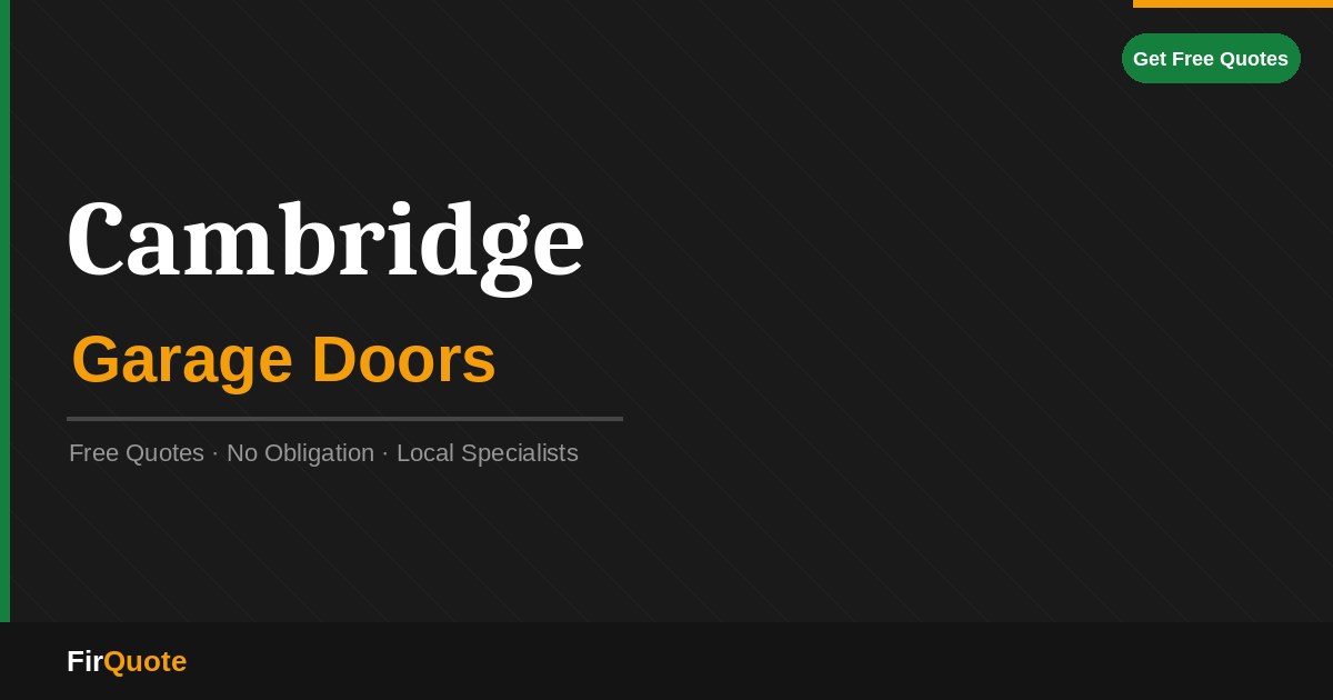Cambridge Garage Doors