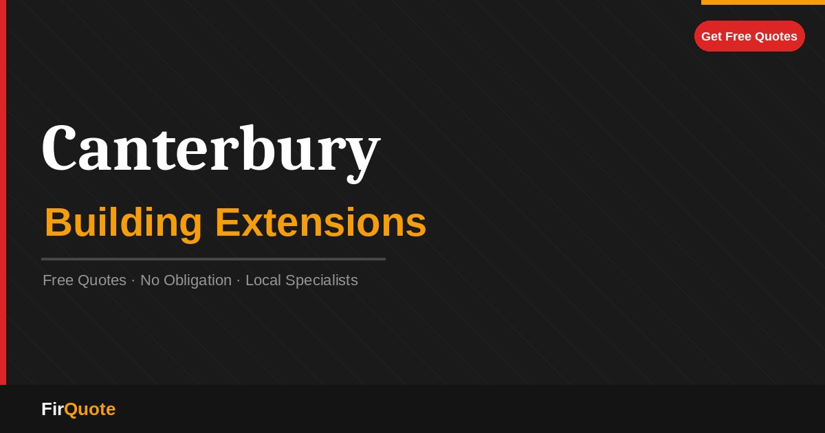 Canterbury Building Extensions