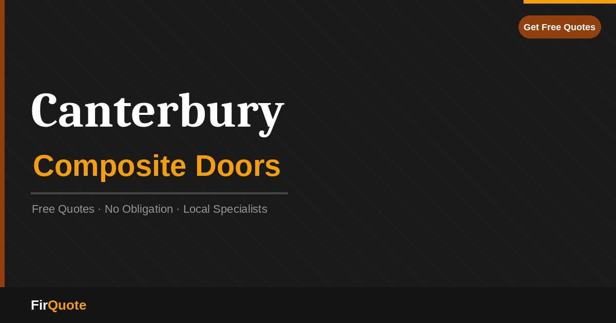 Canterbury Composite Doors