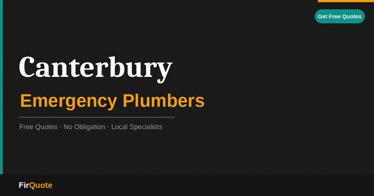 Canterbury Emergency Plumbers