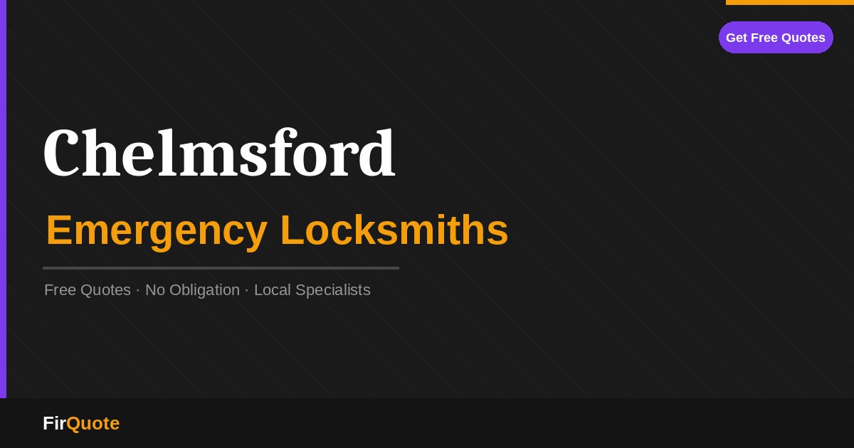 Chelmsford Emergency Locksmiths