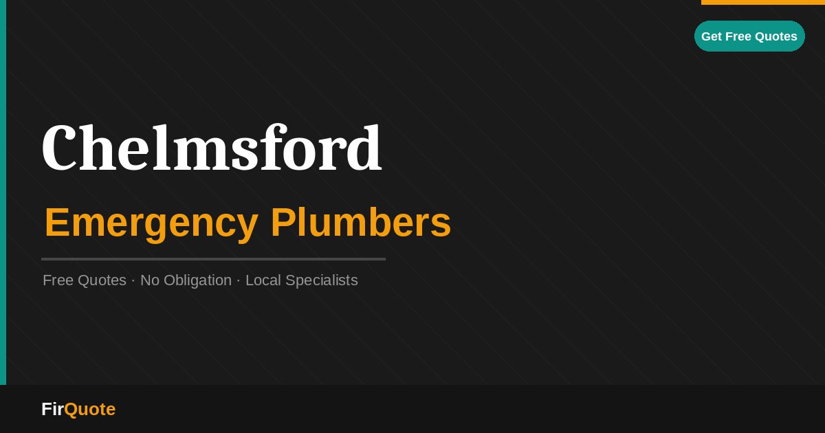 Chelmsford Emergency Plumbers