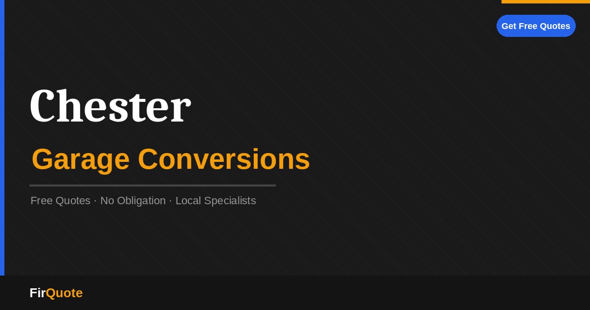 Chester Garage Conversions