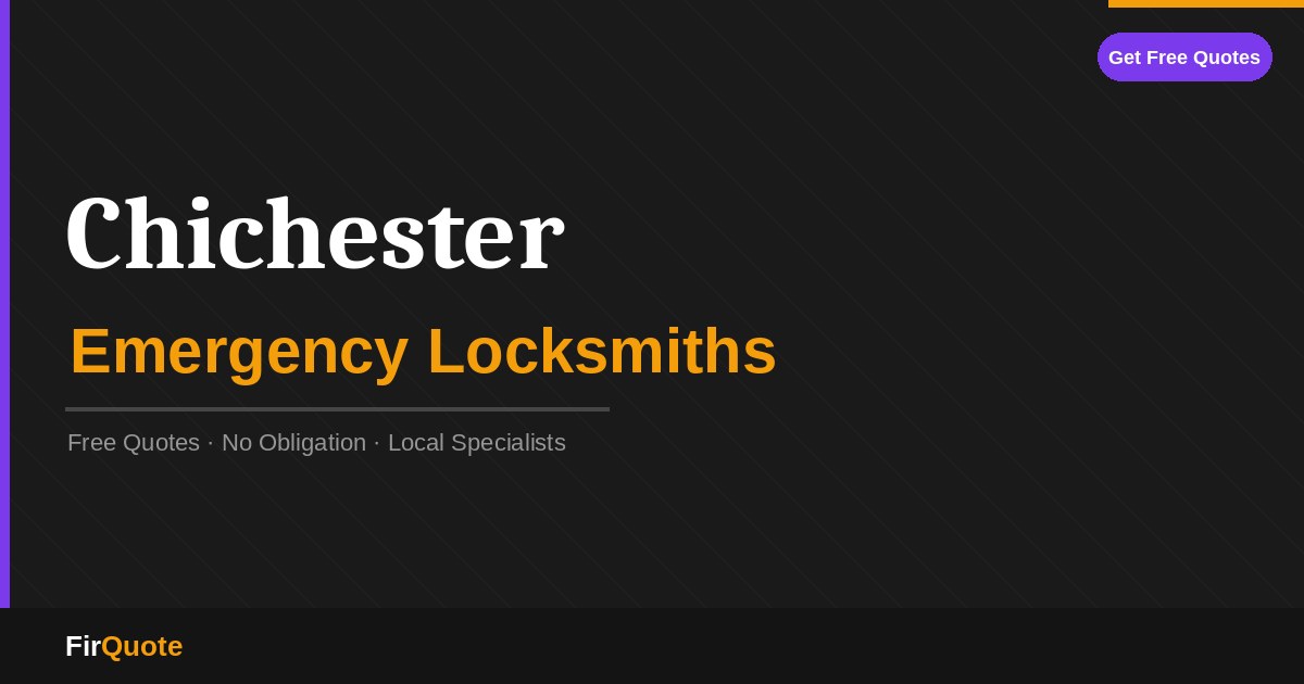 Chichester Emergency Locksmiths