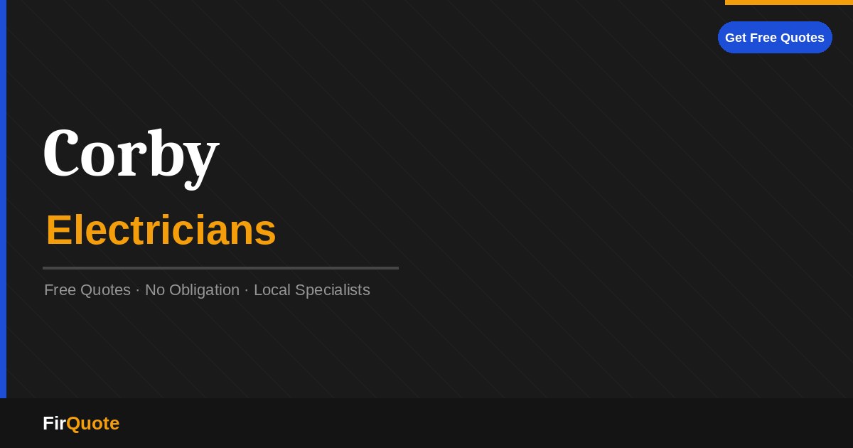 Corby Electricians
