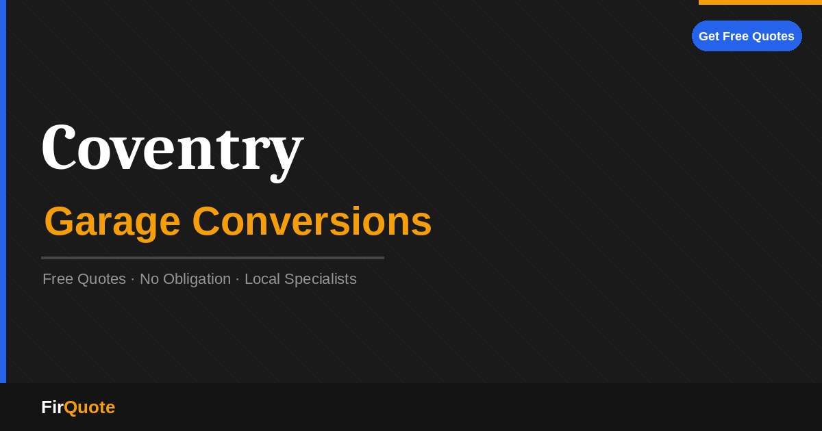 Coventry Garage Conversions