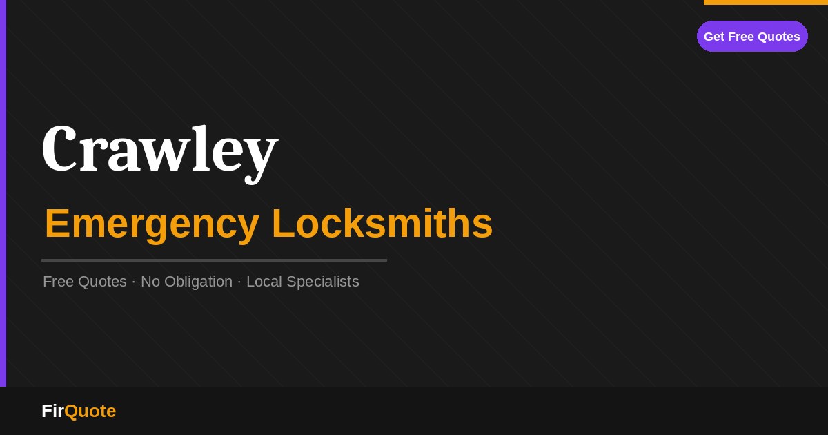 Crawley Emergency Locksmiths