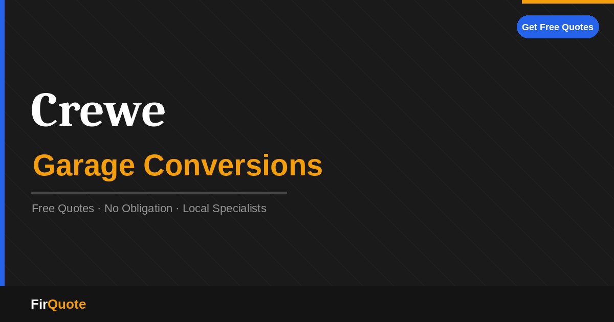 Crewe Garage Conversions