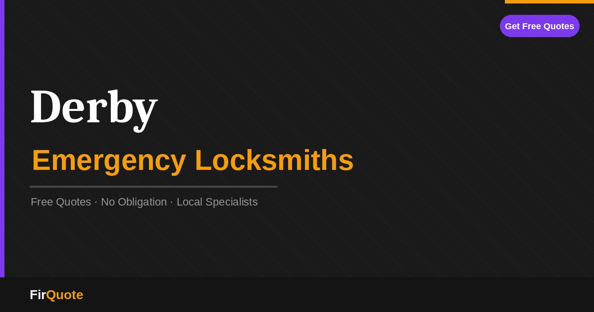 Derby Emergency Locksmiths