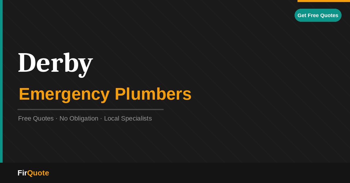 Derby Emergency Plumbers