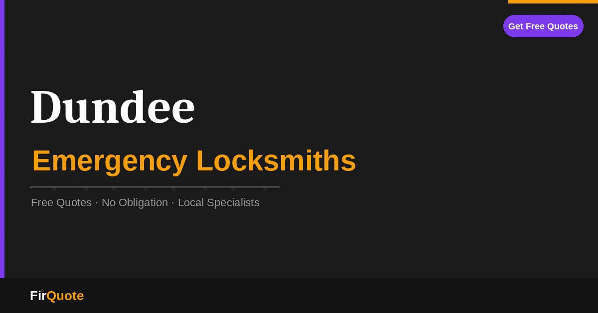 Dundee Emergency Locksmiths