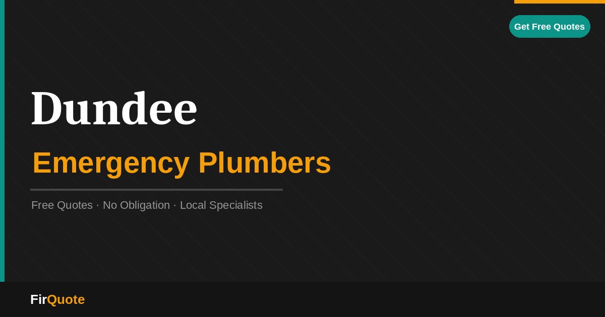 Dundee Emergency Plumbers