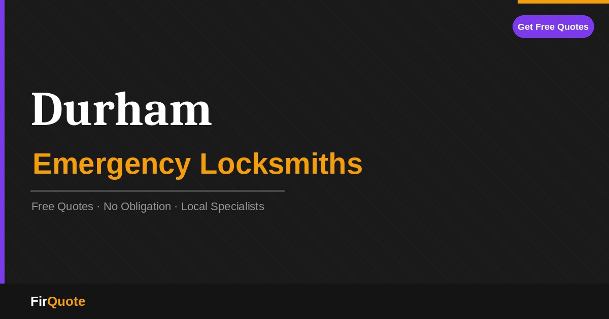 Durham Emergency Locksmiths