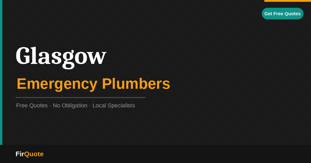 Glasgow Emergency Plumbers