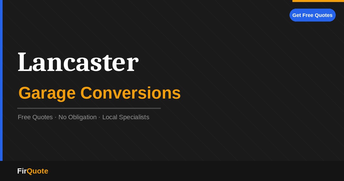 Lancaster Garage Conversions