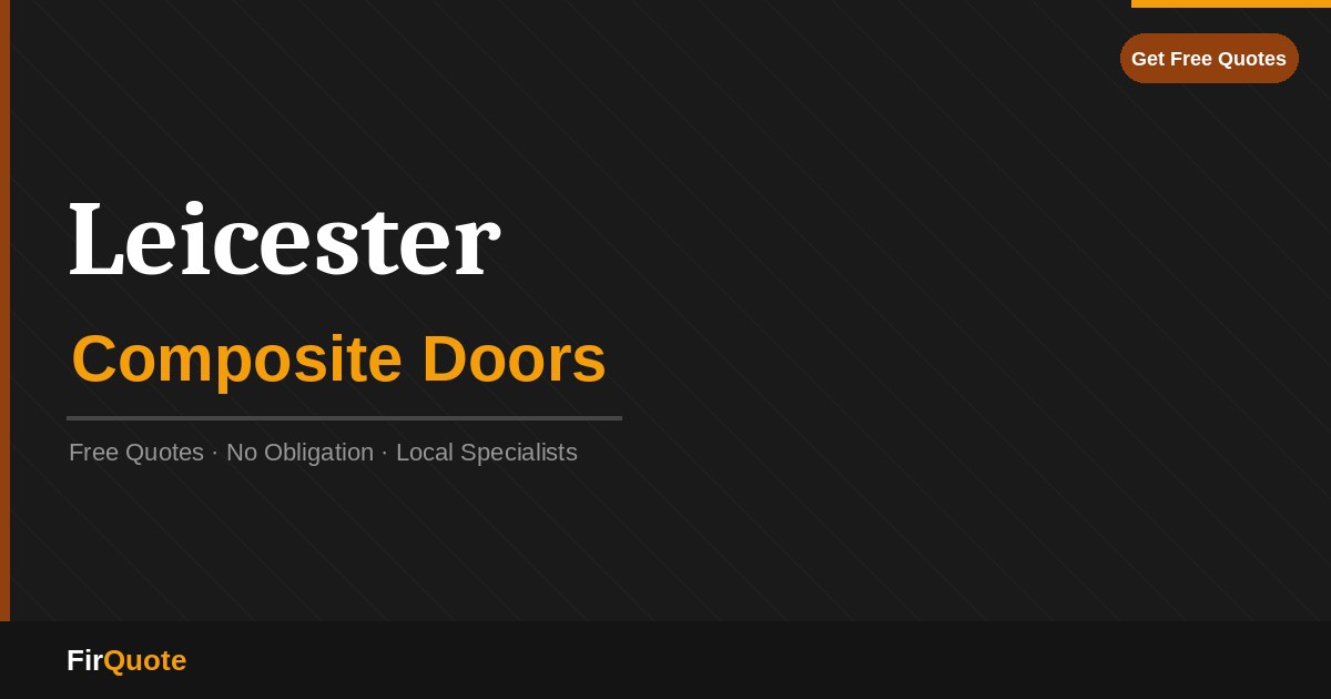Leicester Composite Doors
