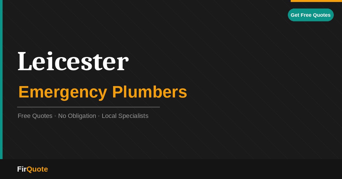 Leicester Emergency Plumbers