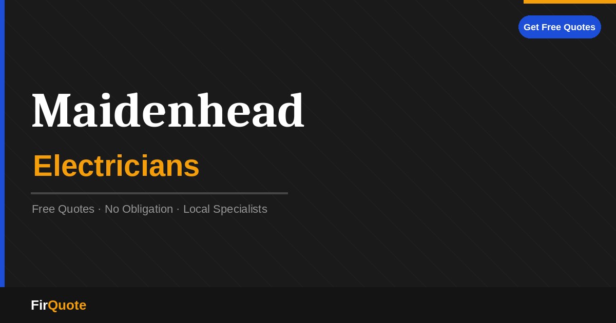 Maidenhead Electricians