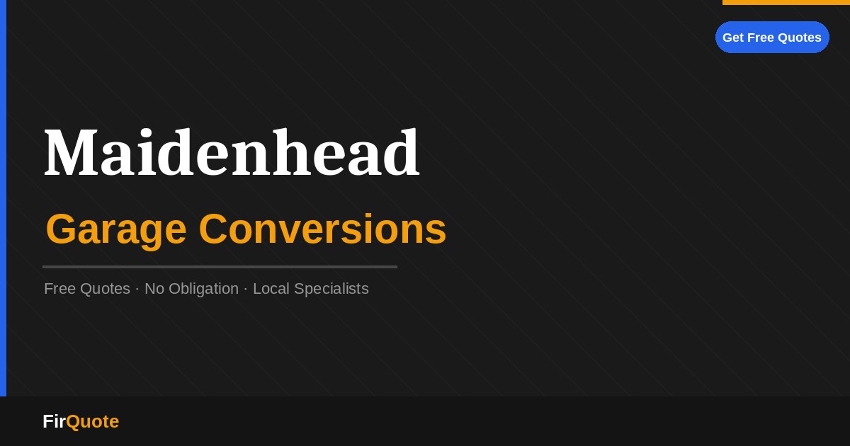 Maidenhead Garage Conversions