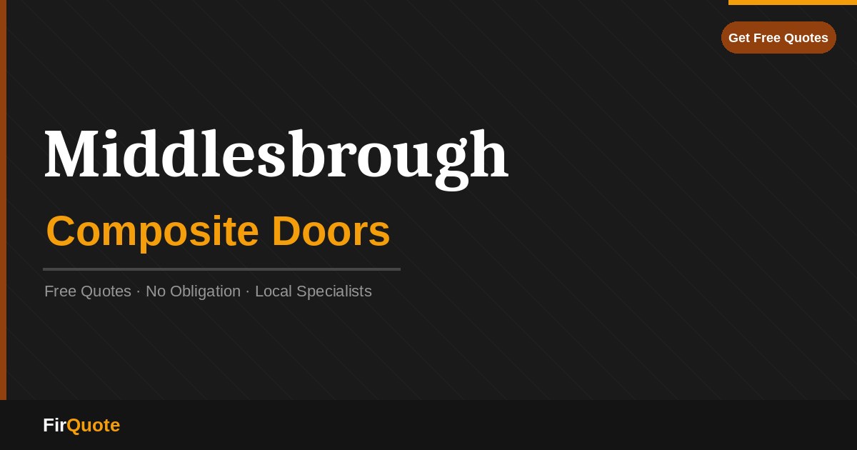 Middlesbrough Composite Doors