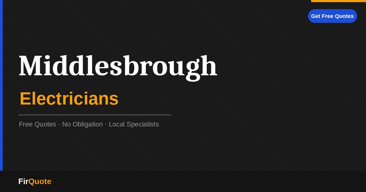 Middlesbrough Electricians