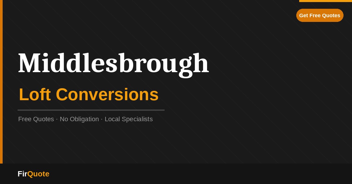Middlesbrough Loft Conversions