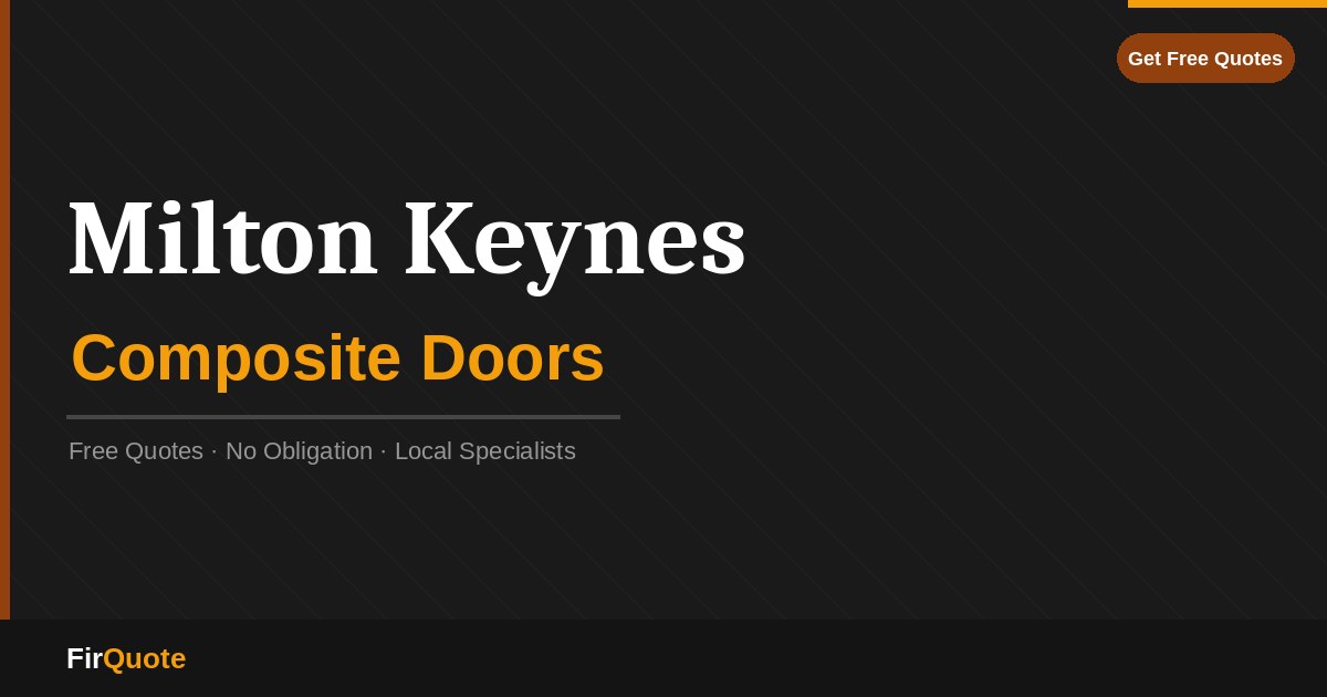 Milton Keynes Composite Doors
