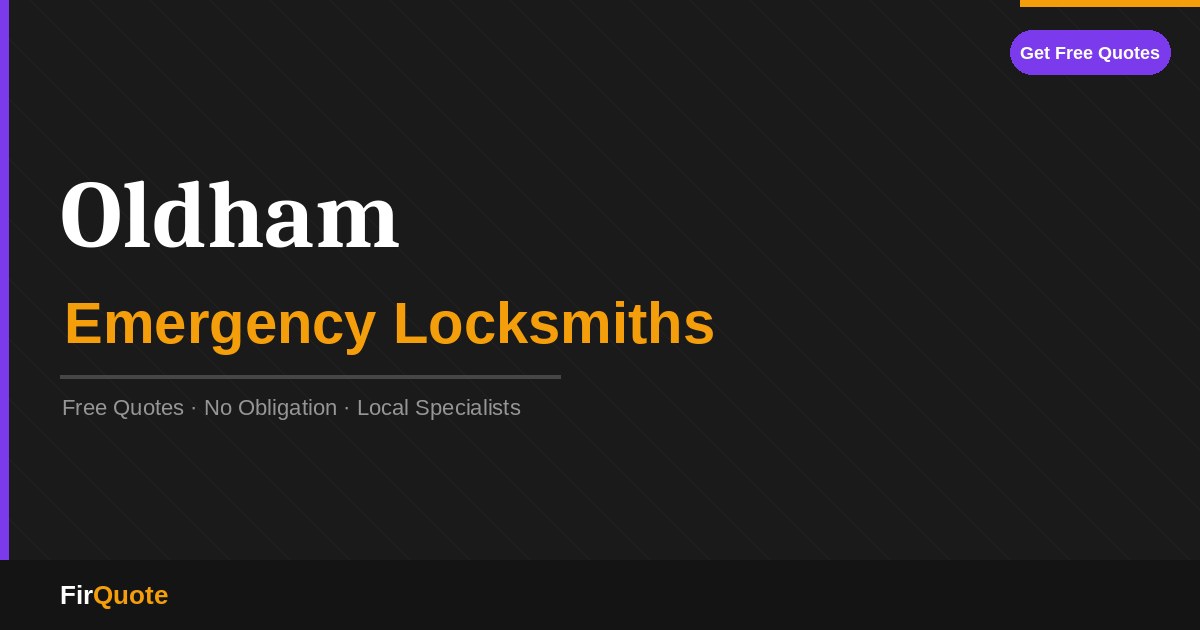 Oldham Emergency Locksmiths