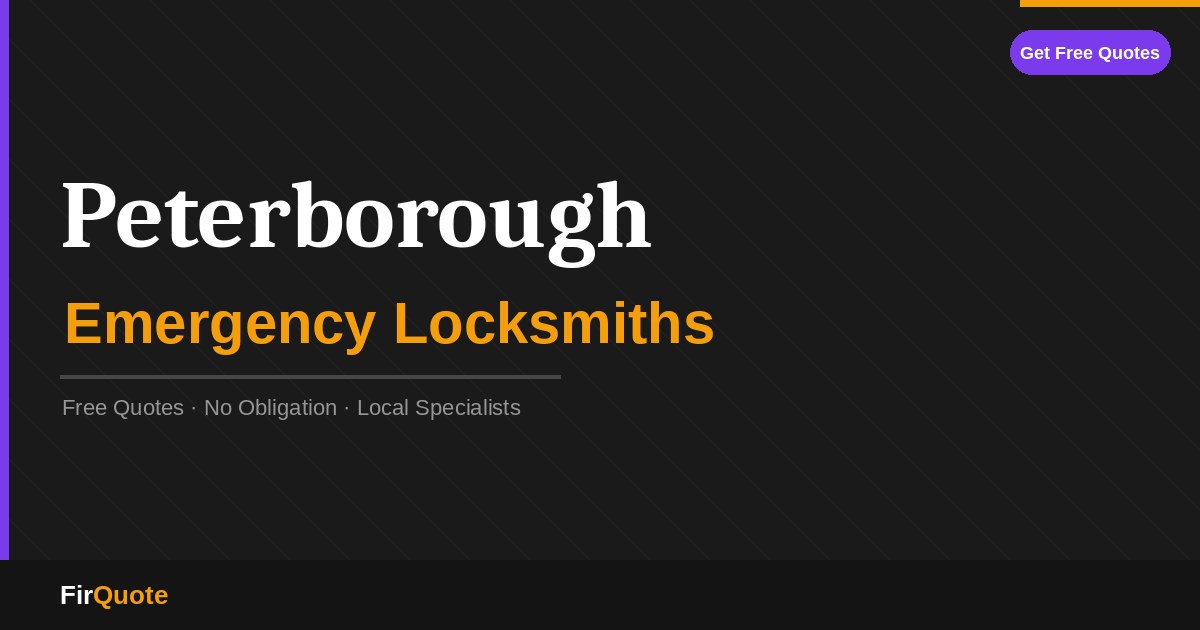 Peterborough Emergency Locksmiths