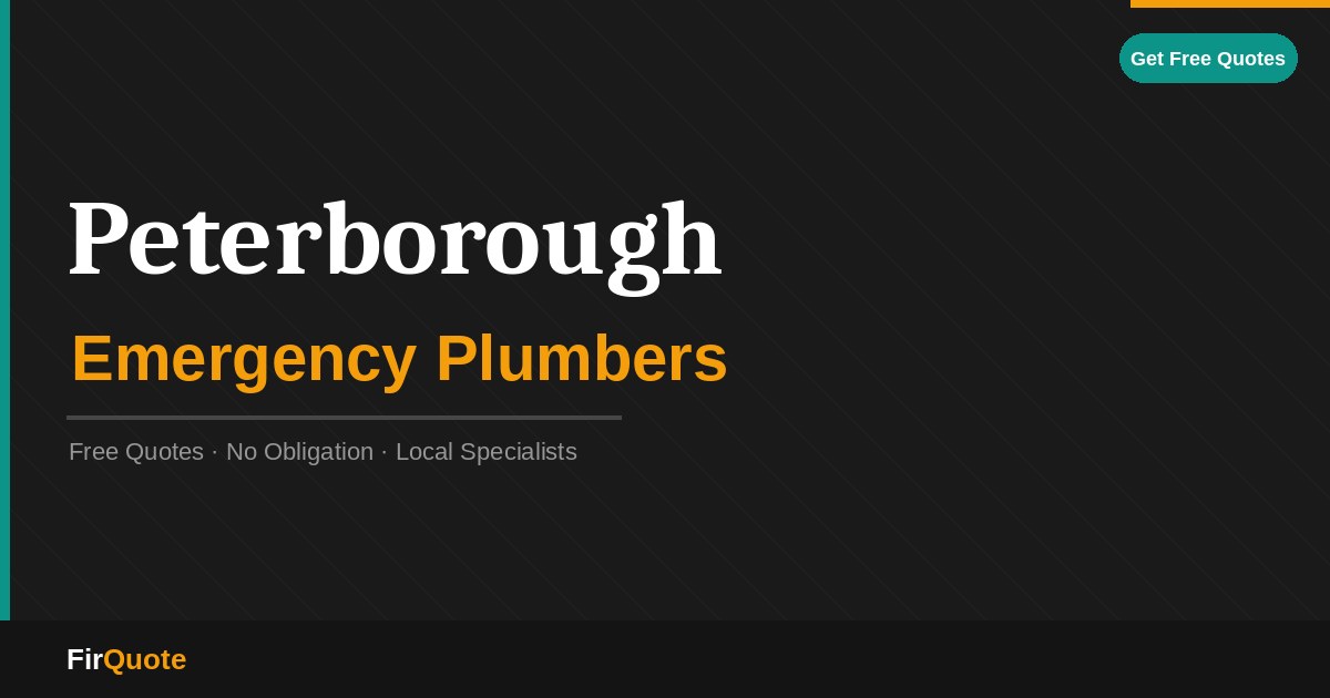 Peterborough Emergency Plumbers