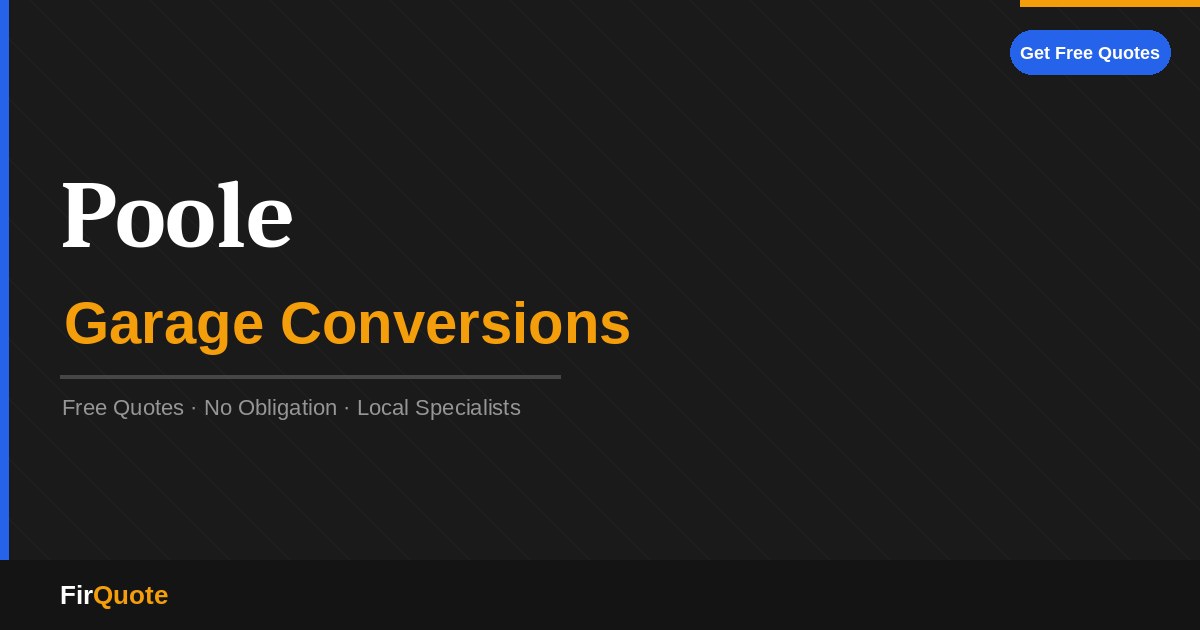 Poole Garage Conversions