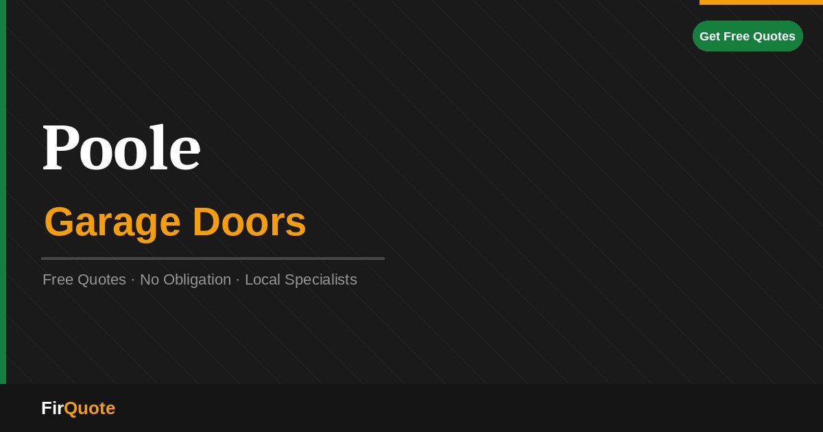 Poole Garage Doors