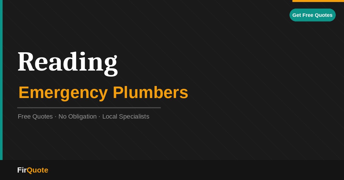 Reading Emergency Plumbers